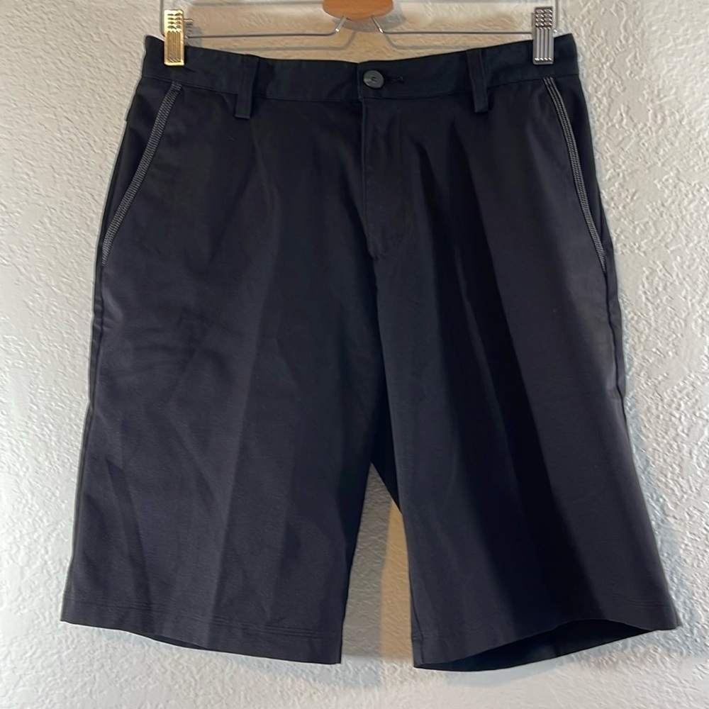 ADIDAS Stretch Black Climalite Golf Outdoor Shorts With Pockets Size 30